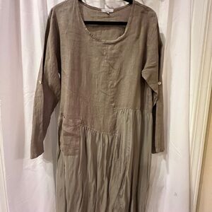 Lea Rigoli XL Linen and Silk dress